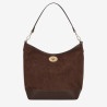 Mac Douglas - sac épaule suédine Gerald Stockholm M chocolat